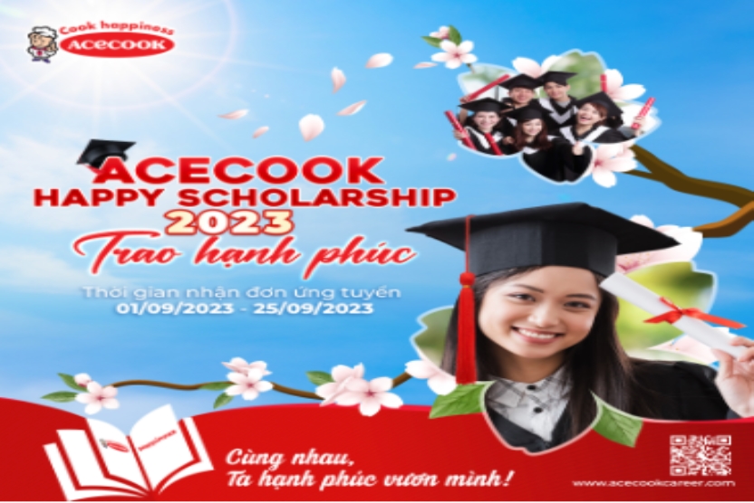 ACECOOK HAPPY SCHOLARSHIP 2023 - Quỹ học bổng “chất" chính thức bắt đầu!