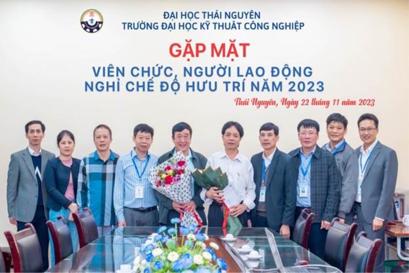 Trường Đại học Kỹ thuật Công nghiệp tổ chức gặp mặt Viên chức, người lao động nghỉ chế độ hưu trí năm 2023