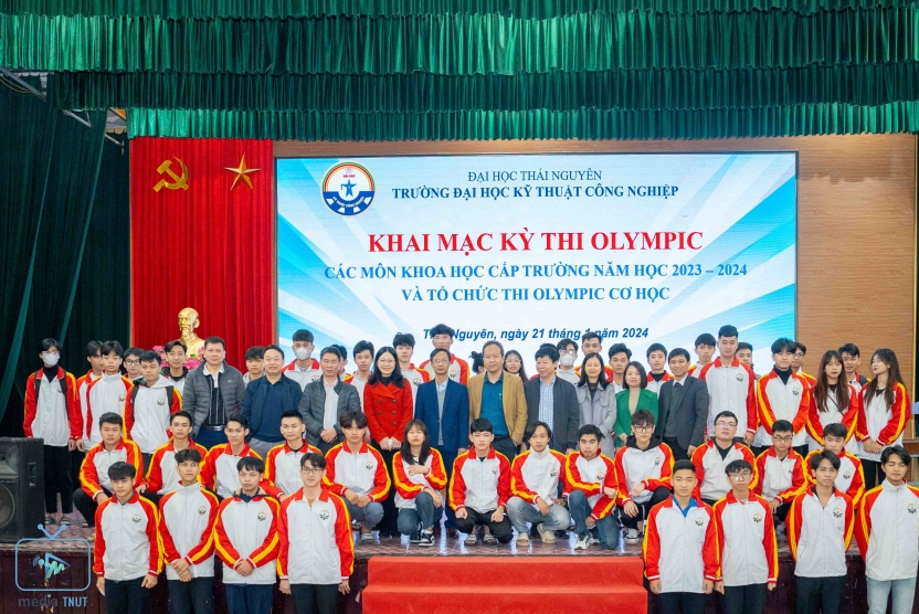 Trường Đại học Kỹ thuật Công nghiệp tổ chức khai mạc kỳ thi Olympic cấp trường năm học 2023-2024