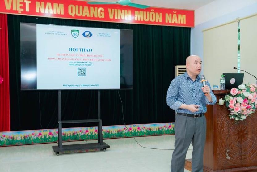 Trường Đại học Kỹ thuật Công nghiệp tổ chức Hội thảo Hệ thống Quan điểm Định hướng trong chuẩn bị bài giảng và Triển khai dạy học Stem